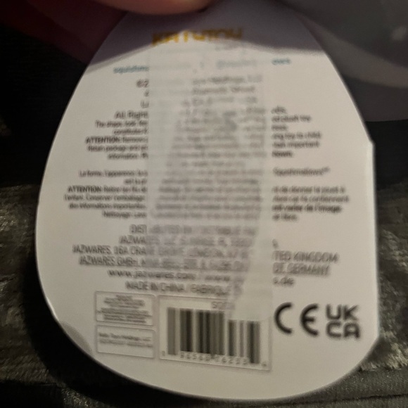 NWT Squishmallows Stackables 12-Inch Sachie the Grey Striped Whale Shark - Picture 6 of 7